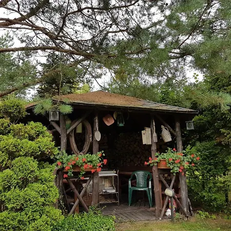 Letniskowy Na Kaszubach Lub Z Kominkiem Gerendaház