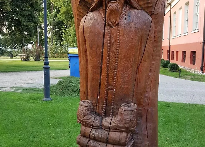 Alojamento de Turismo Selvagem Letniskowy Na Kaszubach Lub Z Kominkiem