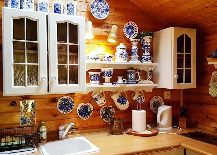 Letniskowy Na Kaszubach Lub Z Kominkiem Gerendaház