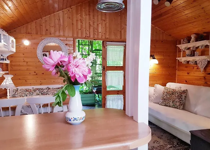 Alojamento de Turismo Selvagem Letniskowy Na Kaszubach Lub Z Kominkiem *